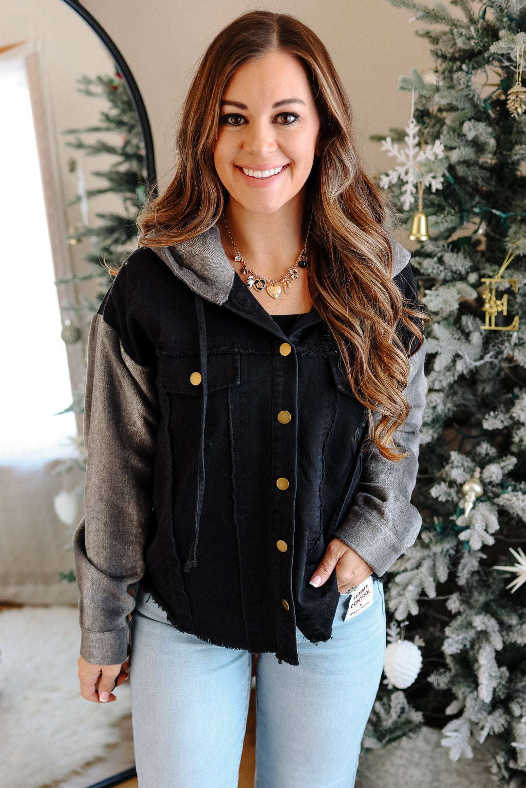 Jordyn Washed Cotton Hoodie Jacket