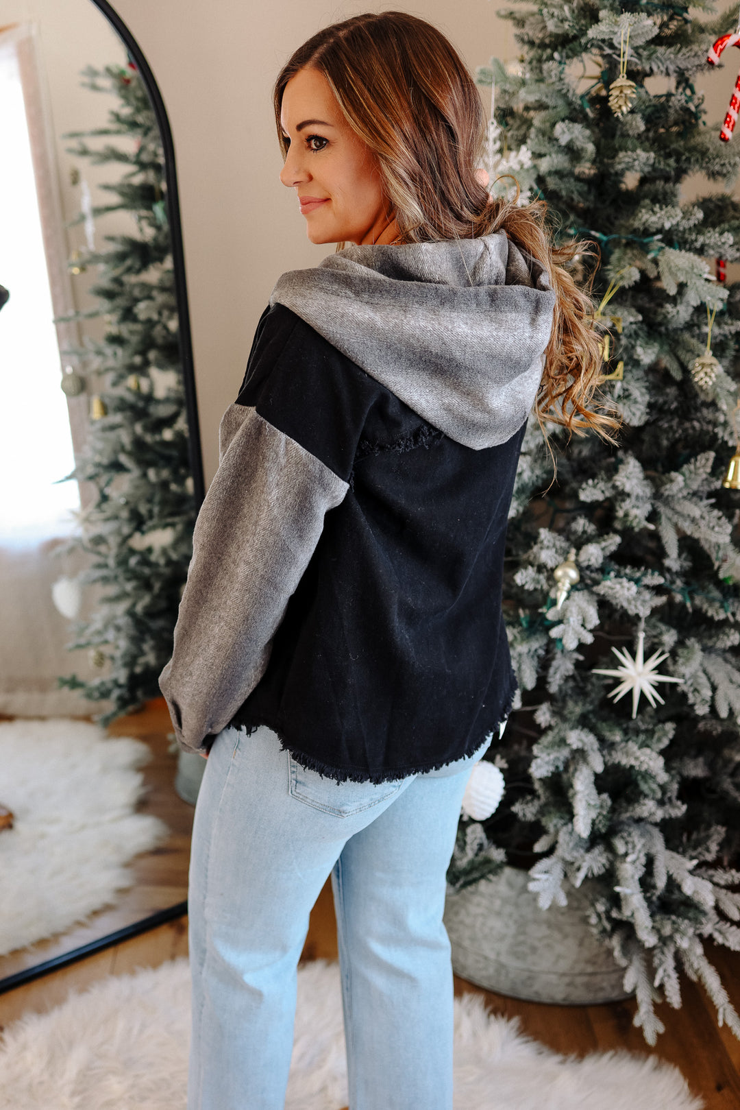 Jordyn Washed Cotton Hoodie Jacket