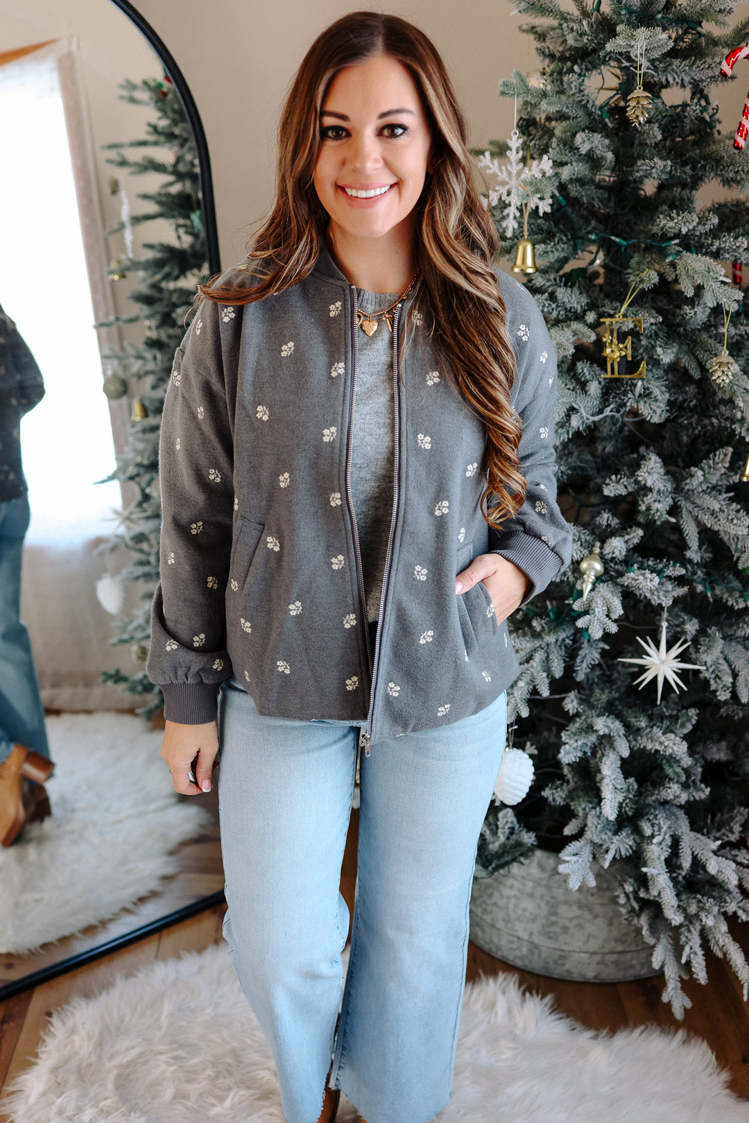 Cassidy Zip up Jumper Jacket