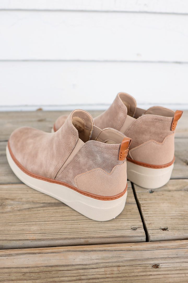 Charming Wedge Slip On Sneaker - Mushroom