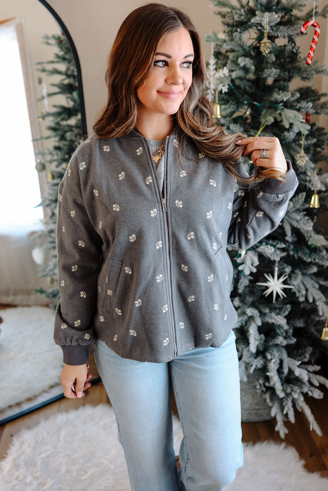 Cassidy Zip up Jumper Jacket