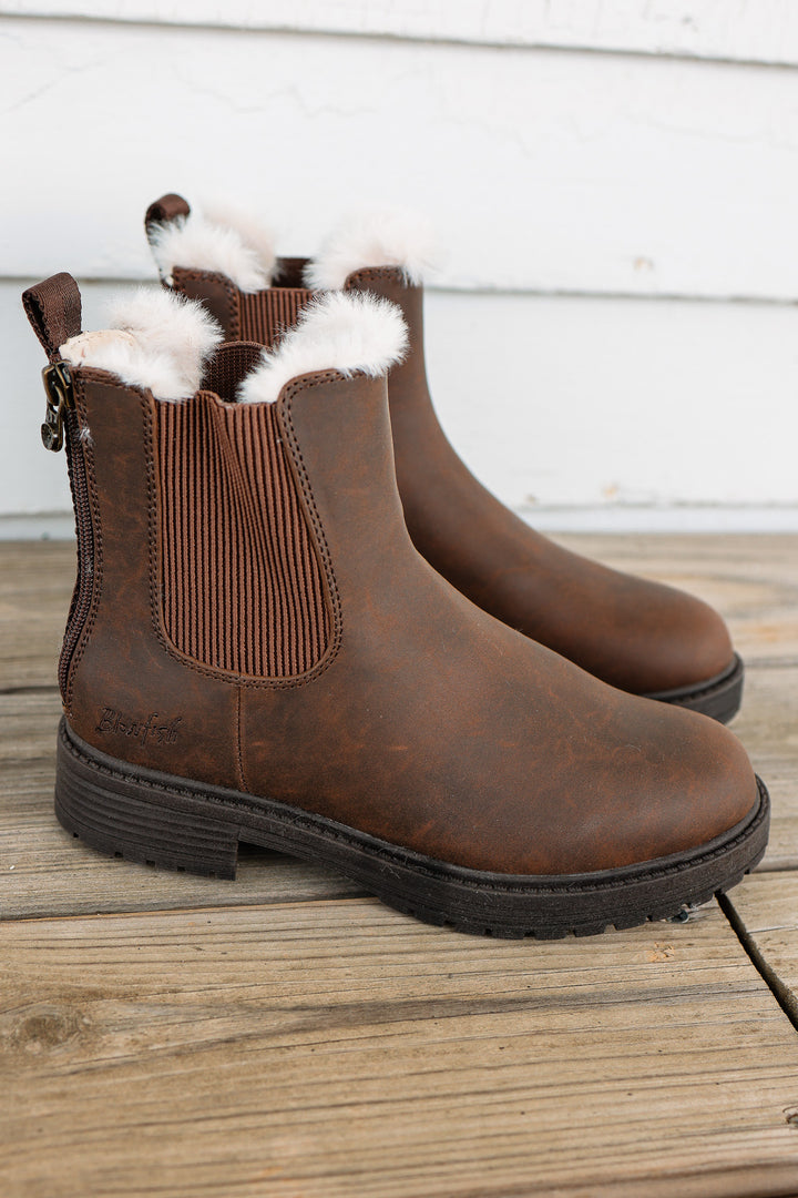 Amora Cozy Chelsea Boot - Chocolate