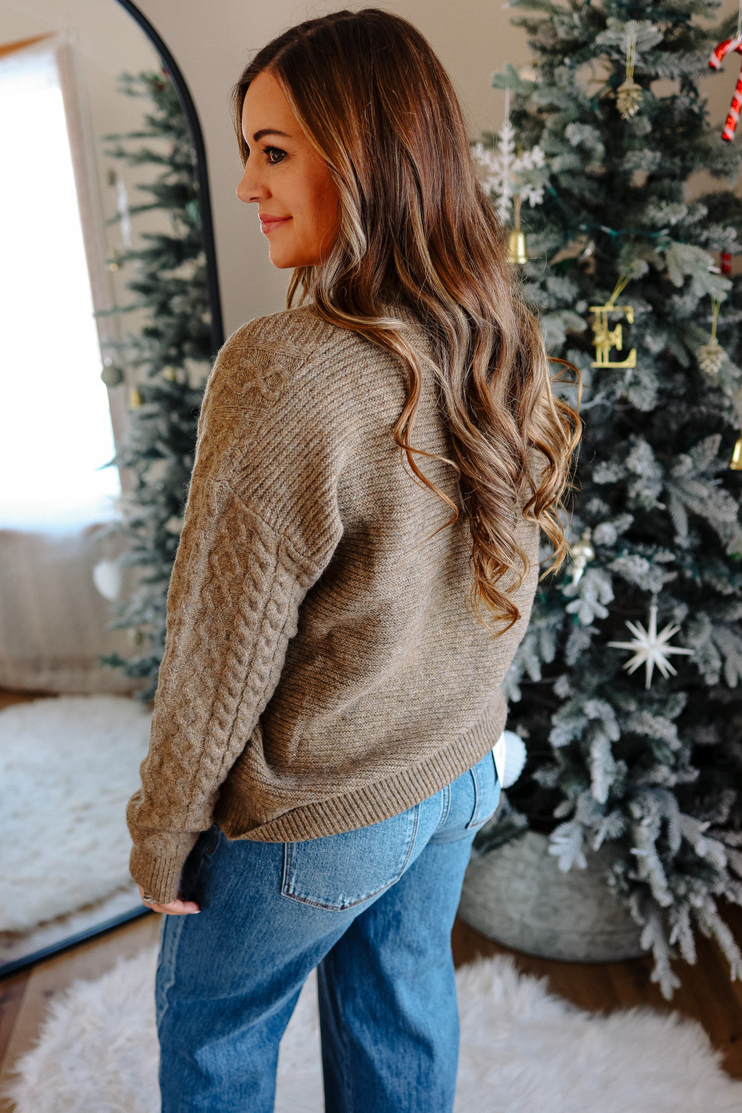 Teddy Cable Knit Sweater