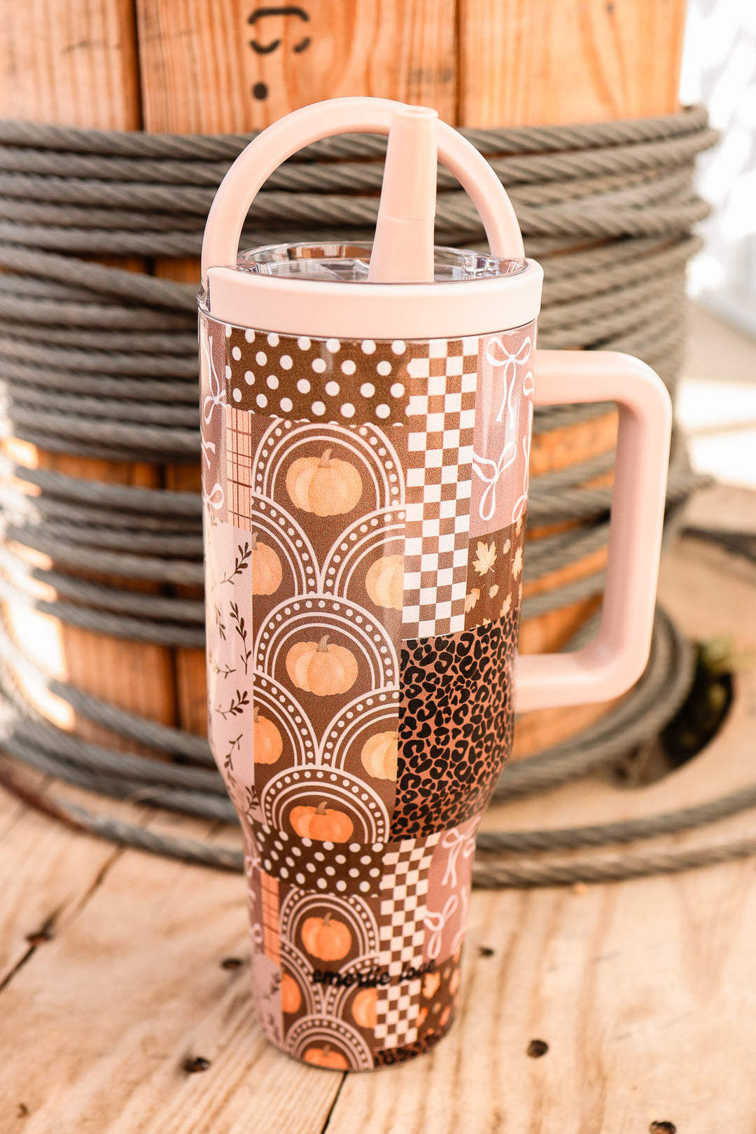 The Hydrate+ 40oz Tumbler - Pumpkin Patchwork