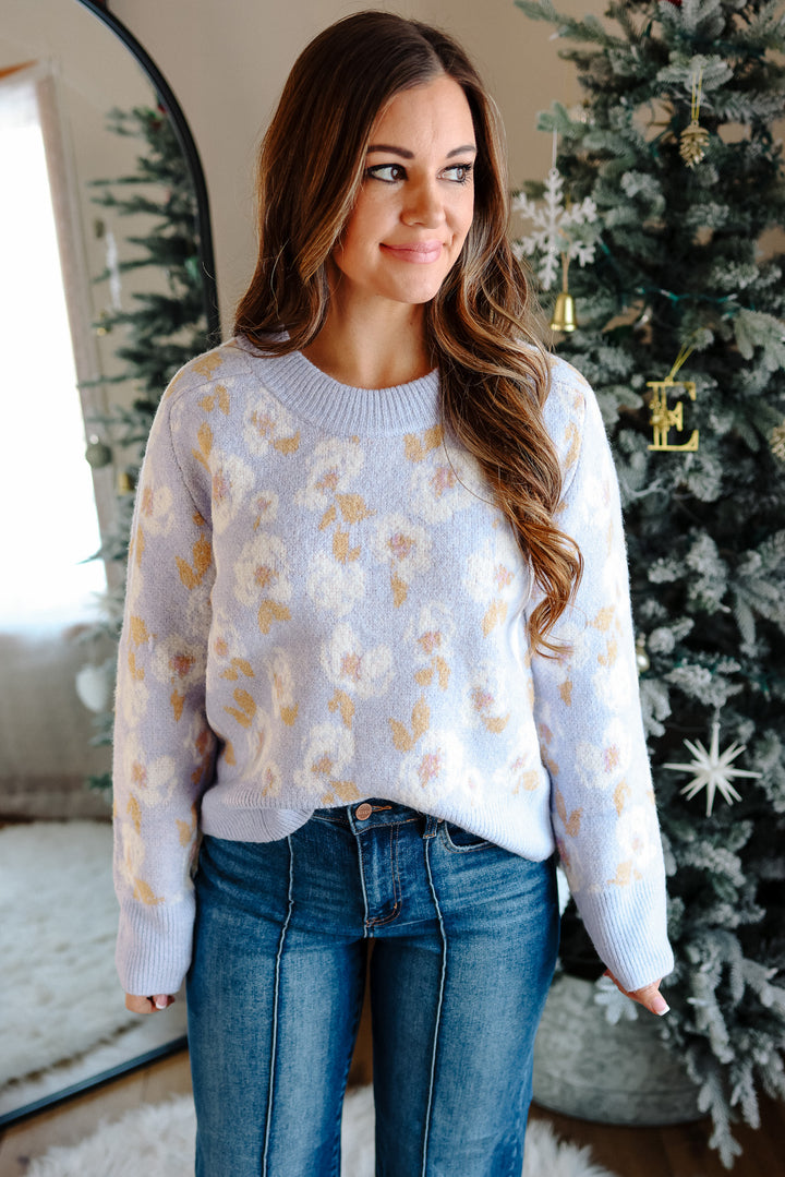 Sophia Floral Crewneck Sweater