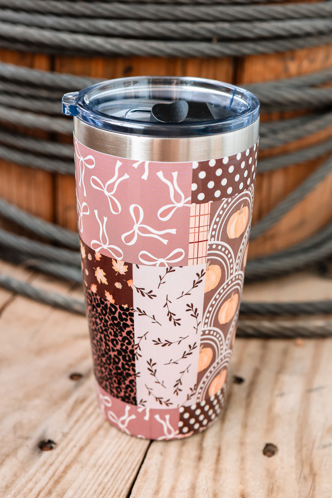 The Perk+ 20oz Coffee Mug - Pumpkin Patchwork