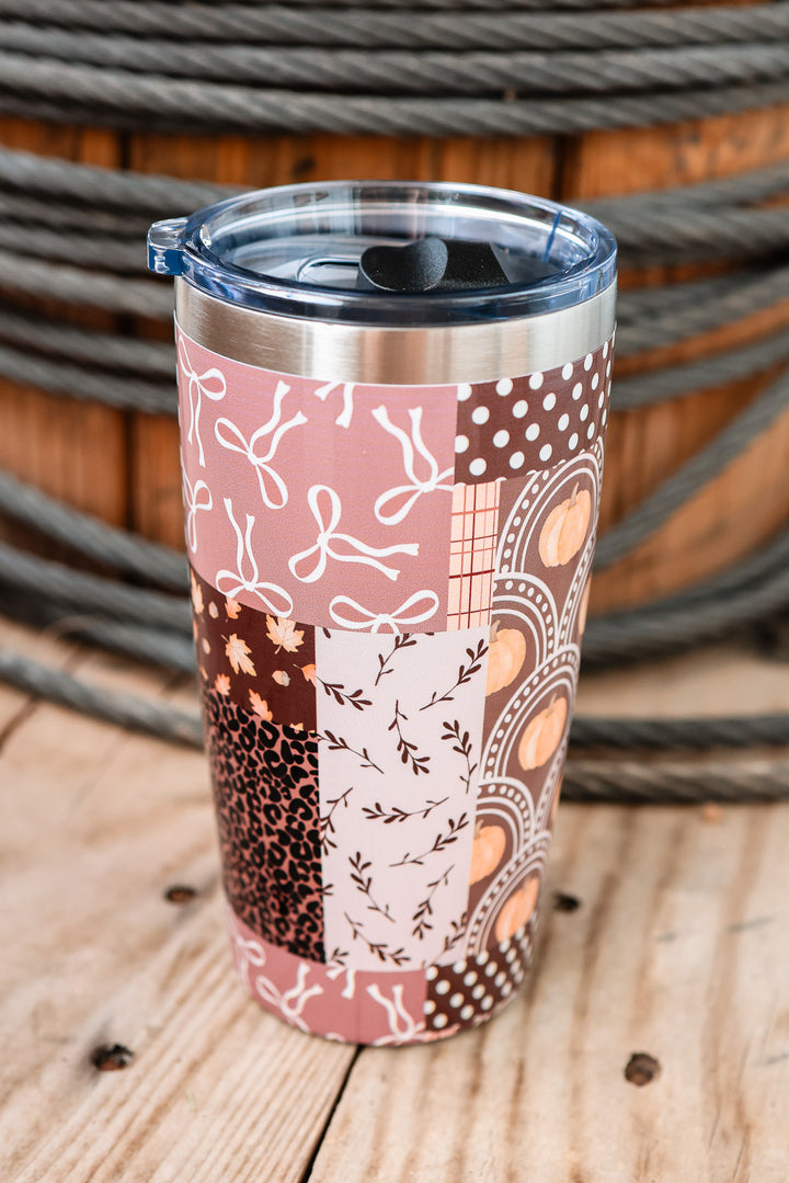 The Perk+ 20oz Coffee Mug - Pumpkin Patchwork