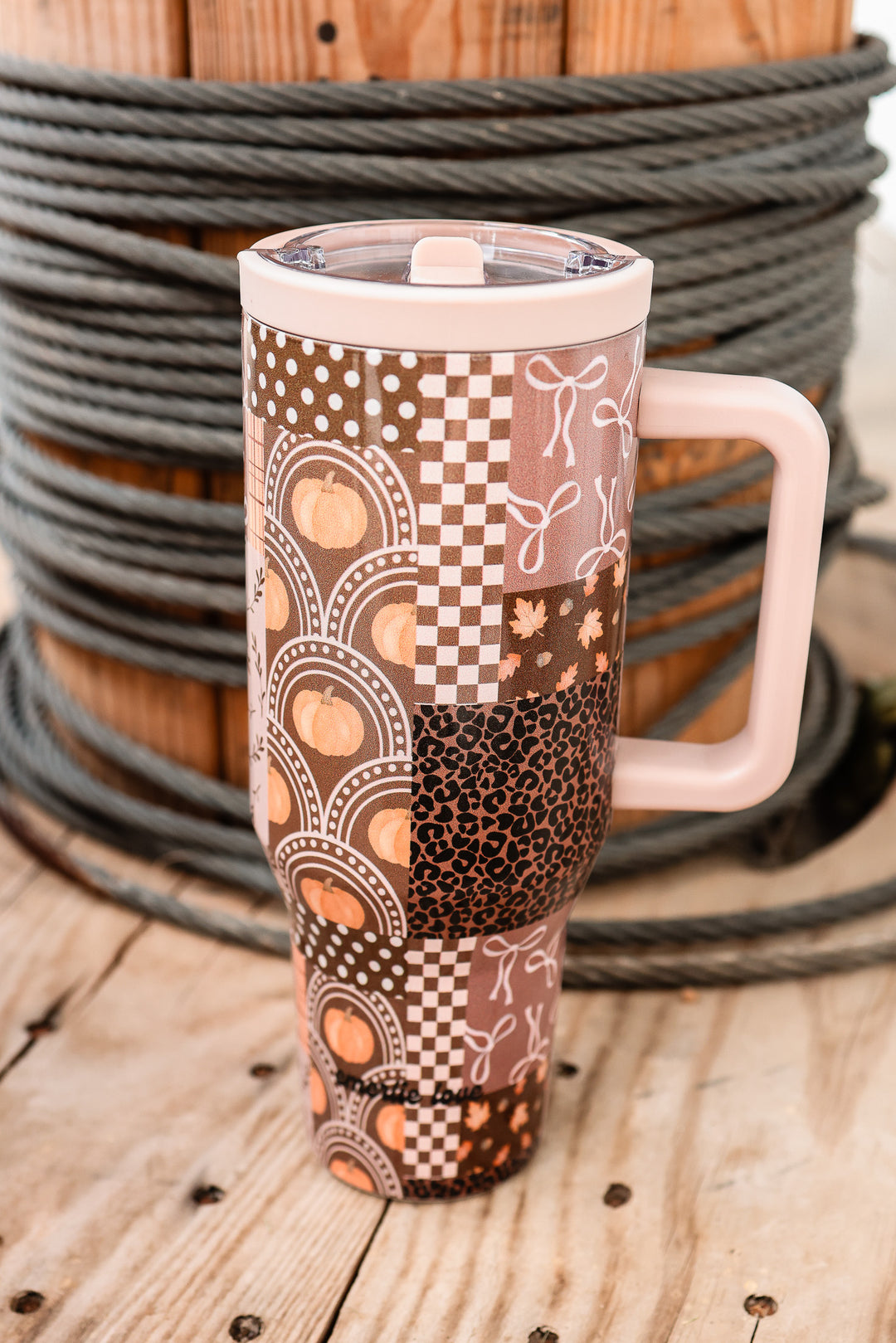The Hydrate+ 40oz Tumbler - Pumpkin Patchwork