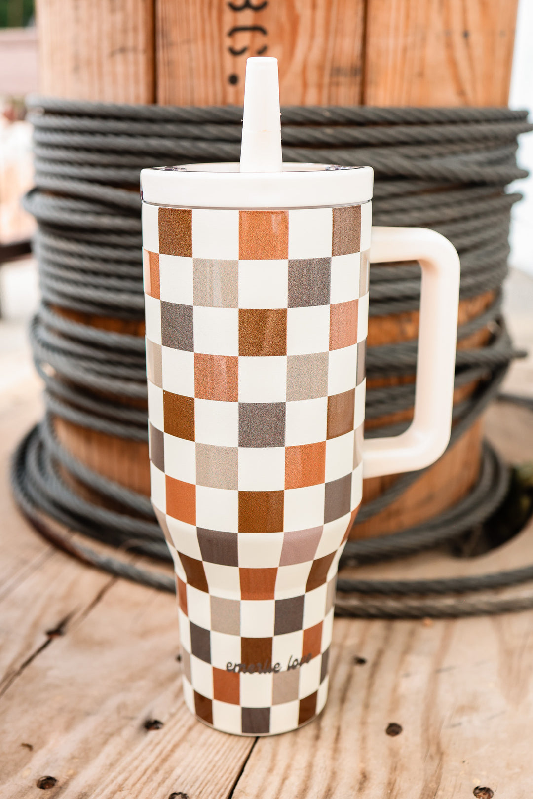The Hydrate+ 40oz Tumbler - Autumn Checkered