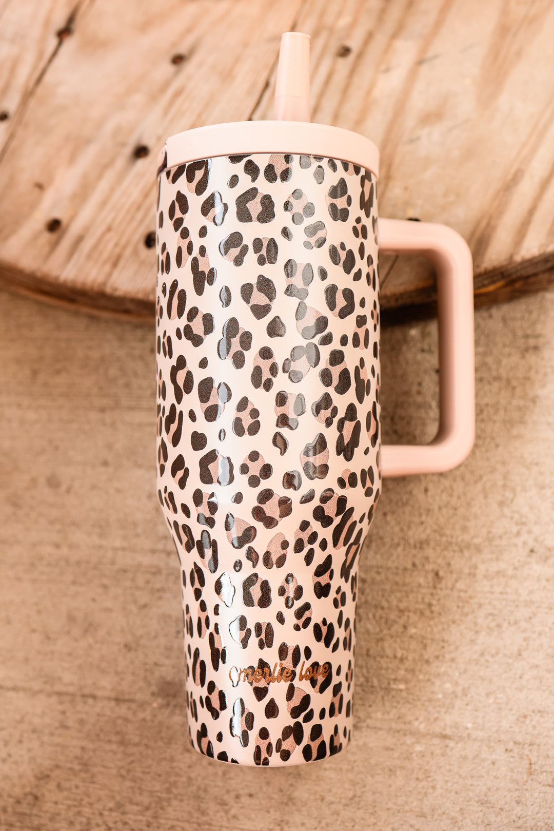 The Hydrate+ 40oz Tumbler - Neutral Leopard