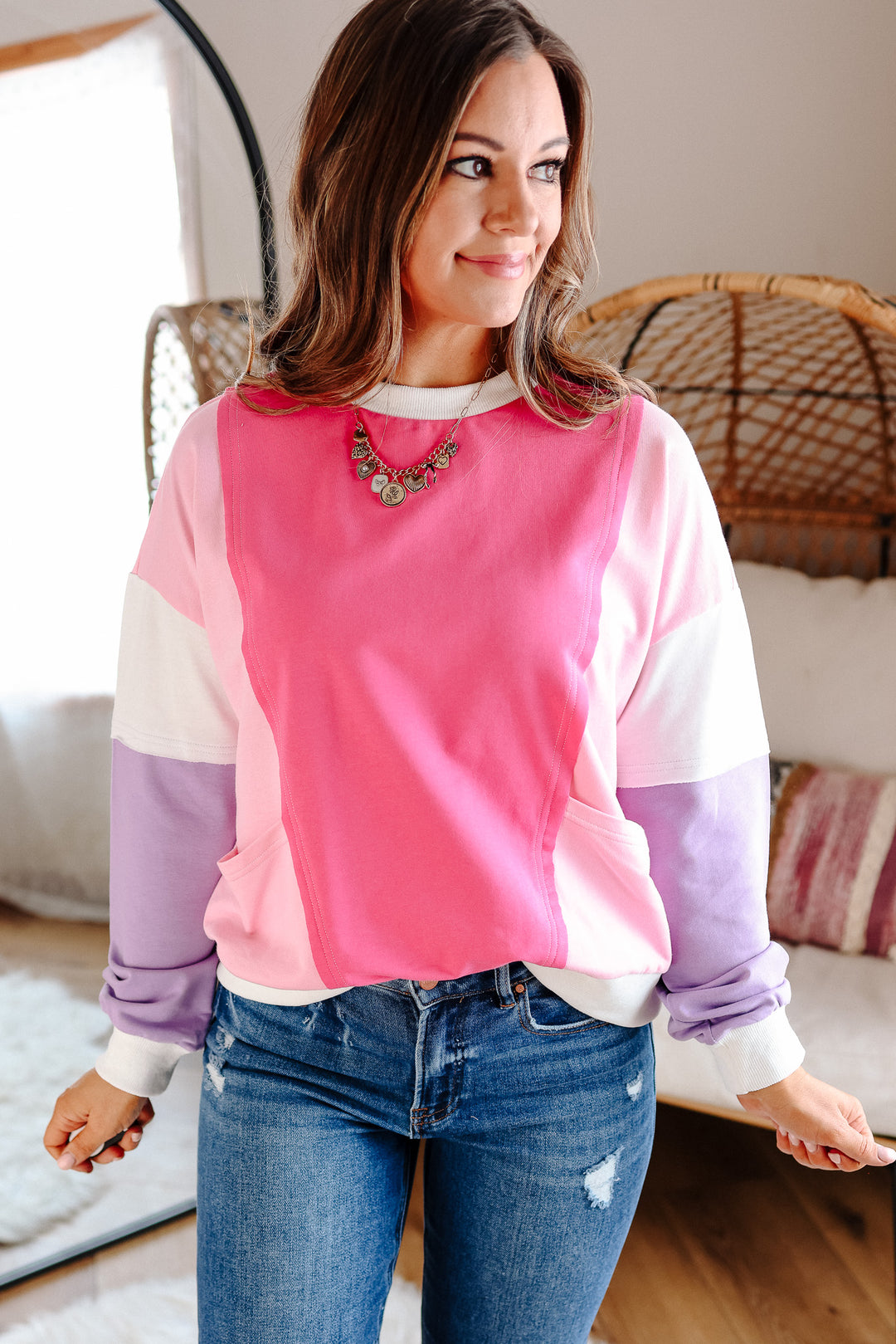 Mika Colorblock Sweatshirt