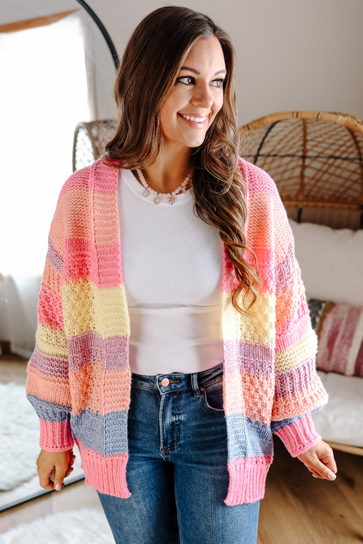 Kallyn Striped Chunky Knit Sweater