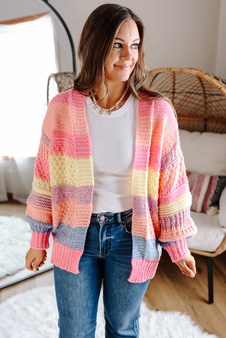 Kallyn Striped Chunky Knit Sweater