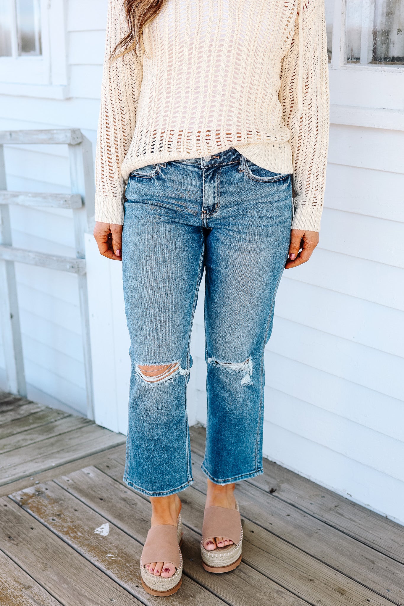 Tate High Rise Straight Jeans