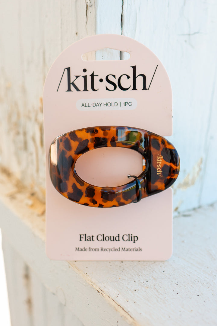 Recycled Plastic Medium Flat Cloud Clip - Tort