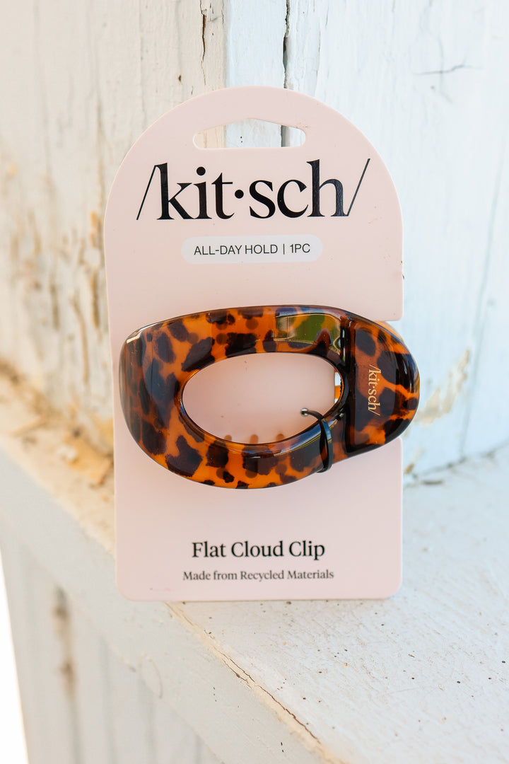Recycled Plastic Medium Flat Cloud Clip - Tort
