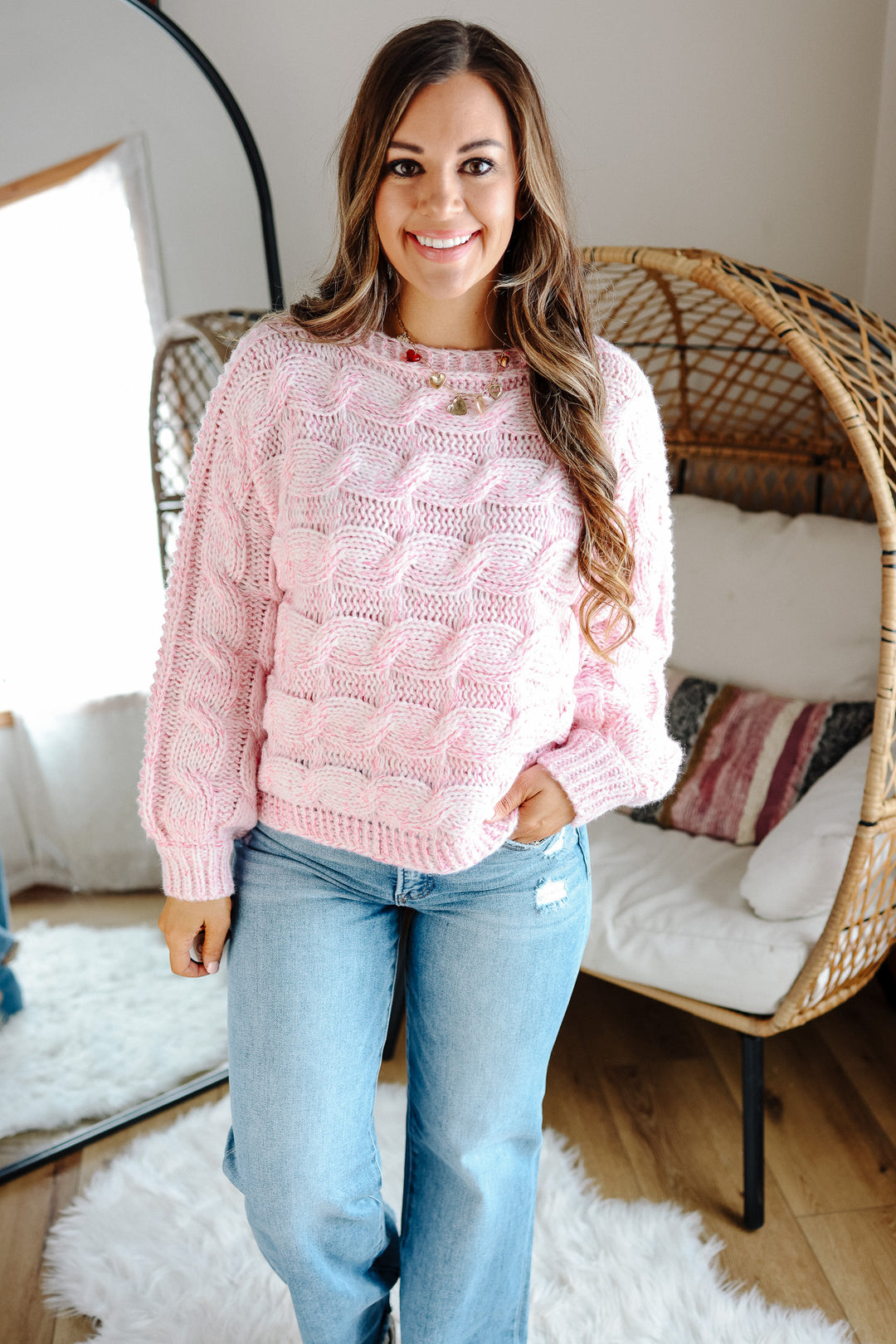 Elowen Braided Knit Sweater
