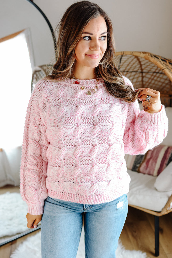 Elowen Braided Knit Sweater