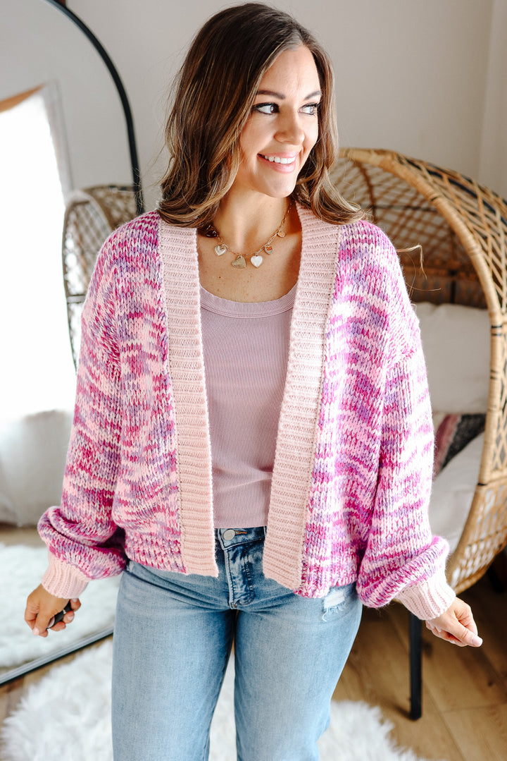Vera Multi Color Yarn Cardigan