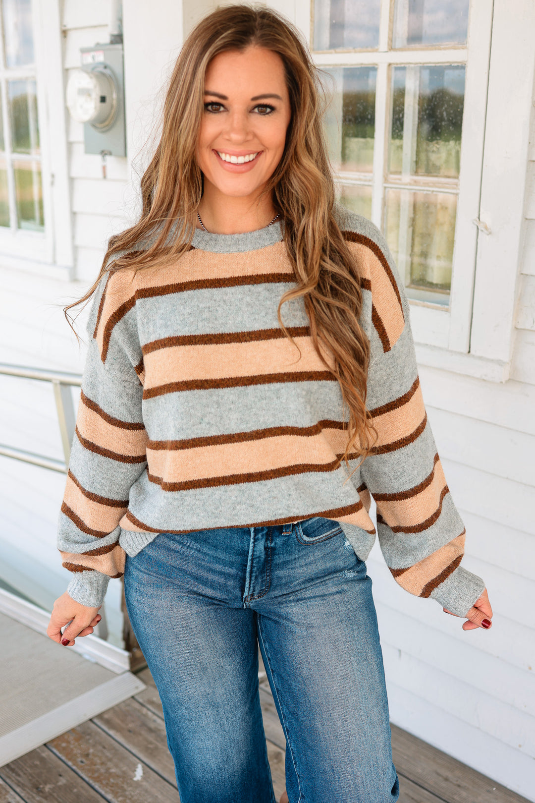 Honey Bee Striped Sweater