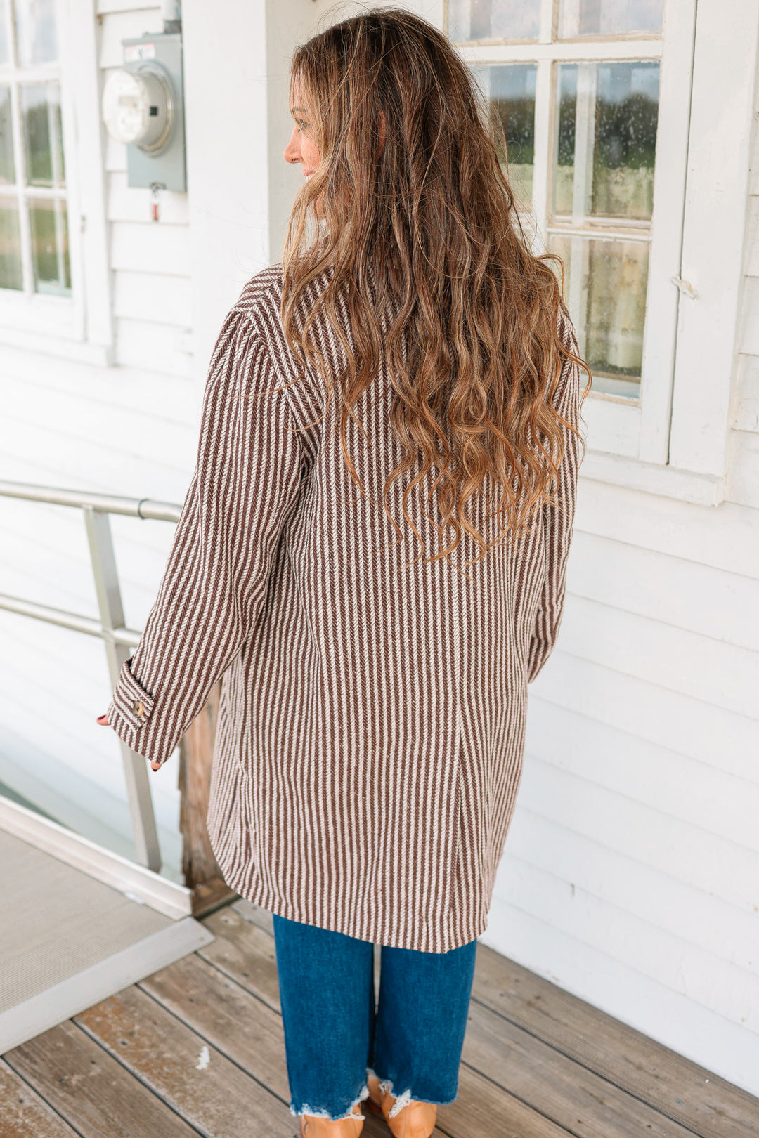 Frankie Collared Button Down Coat