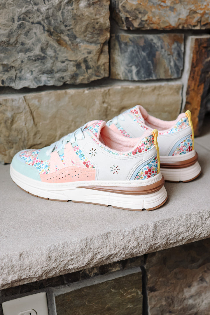 Laurel Sneakers - Blue Floral