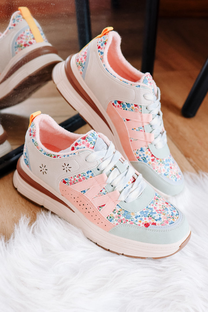 Laurel Sneakers - Blue Floral