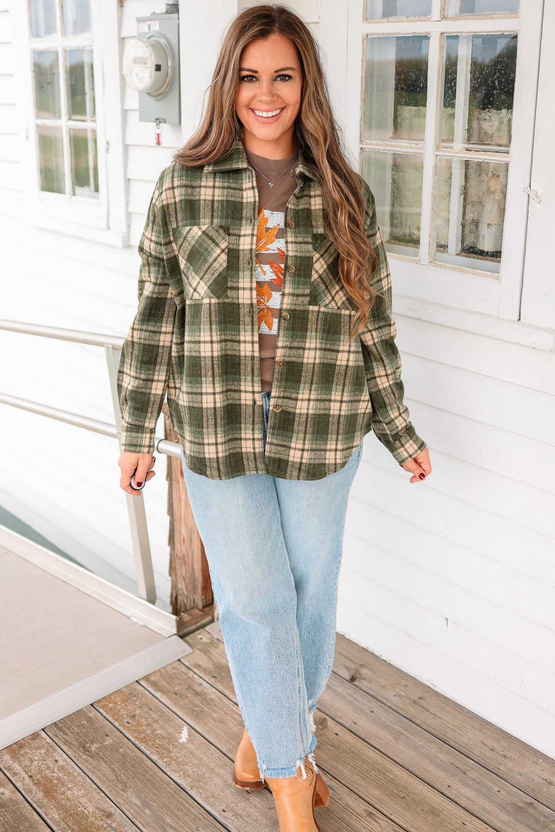 Davy Button Down Flannel Jacket