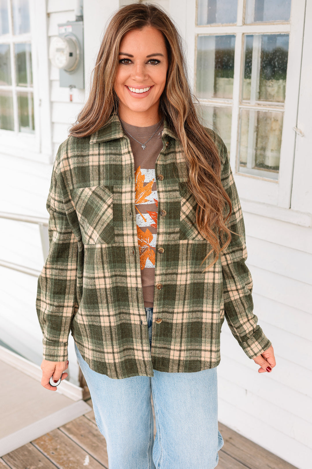 Davy Button Down Flannel Jacket