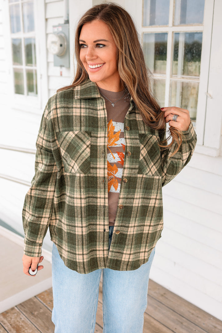 Davy Button Down Flannel Jacket