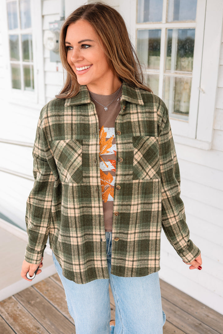 Davy Button Down Flannel Jacket
