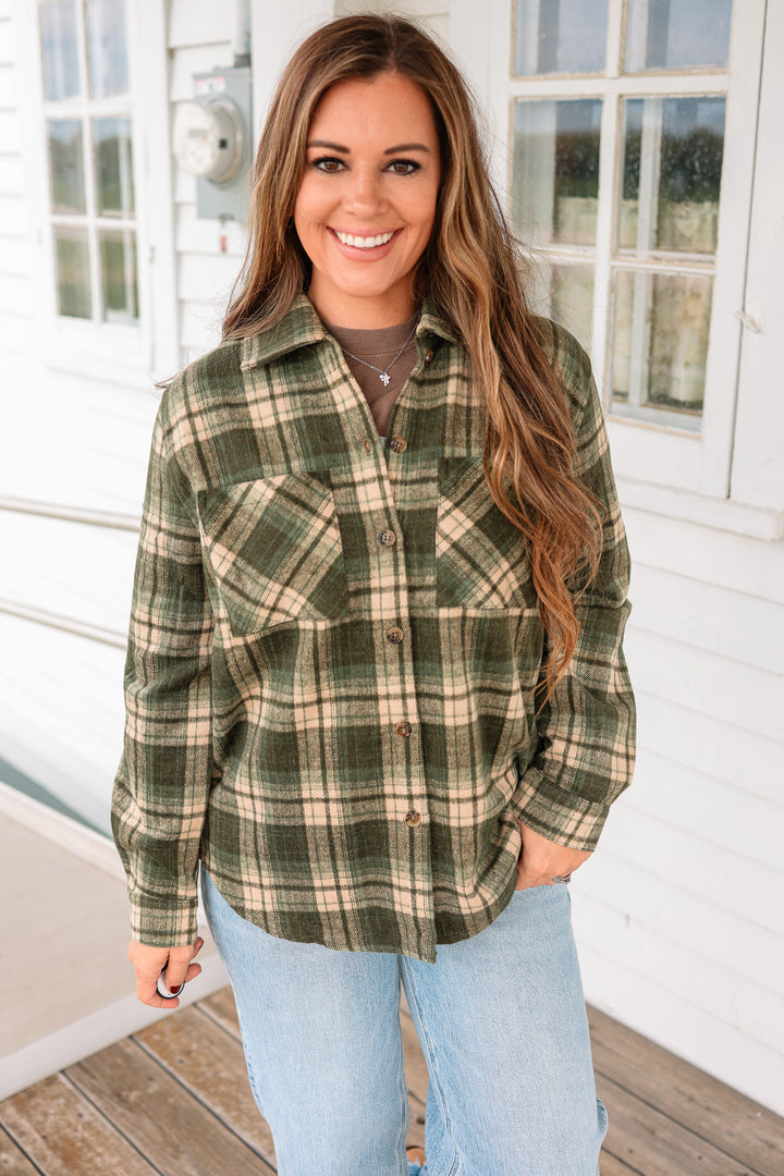 Davy Button Down Flannel Jacket