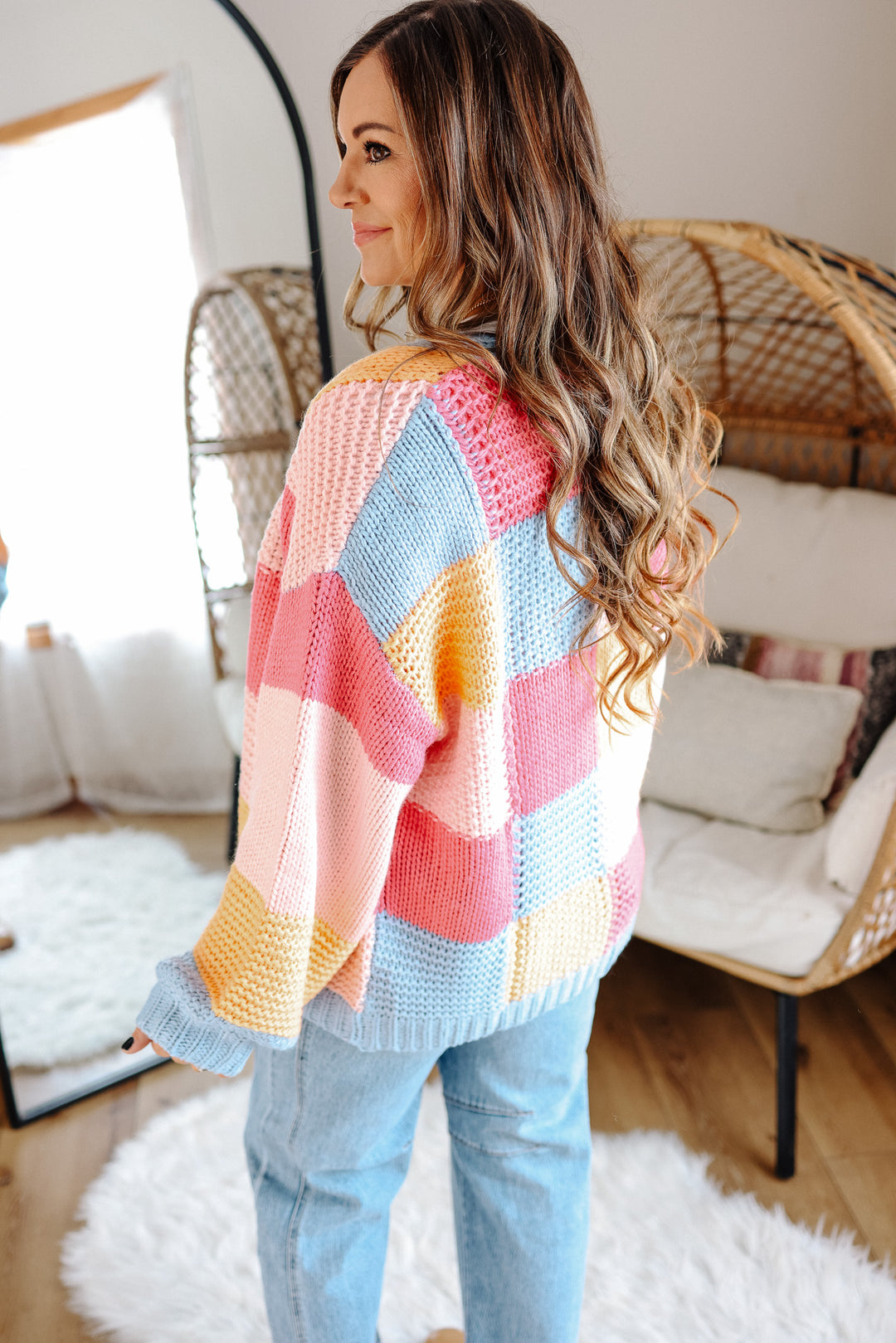 Eliana Colorblock Quilted Cardigan