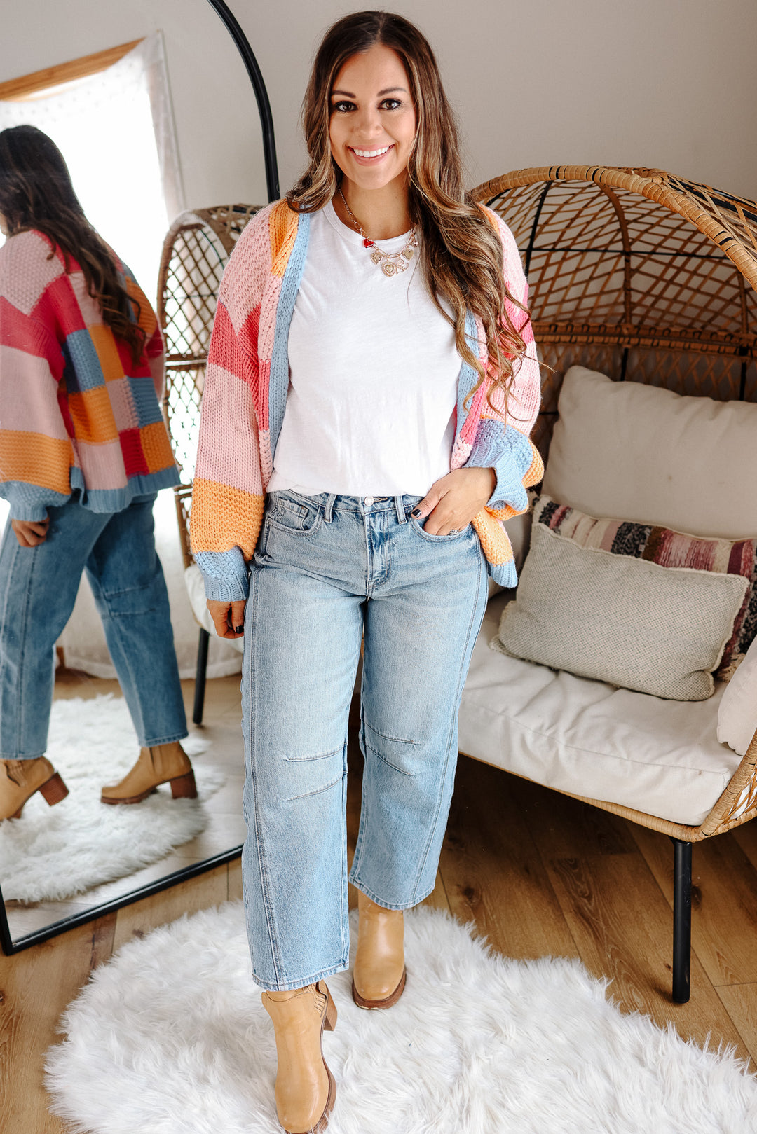 VERVET: Dani Barrel Leg Jeans