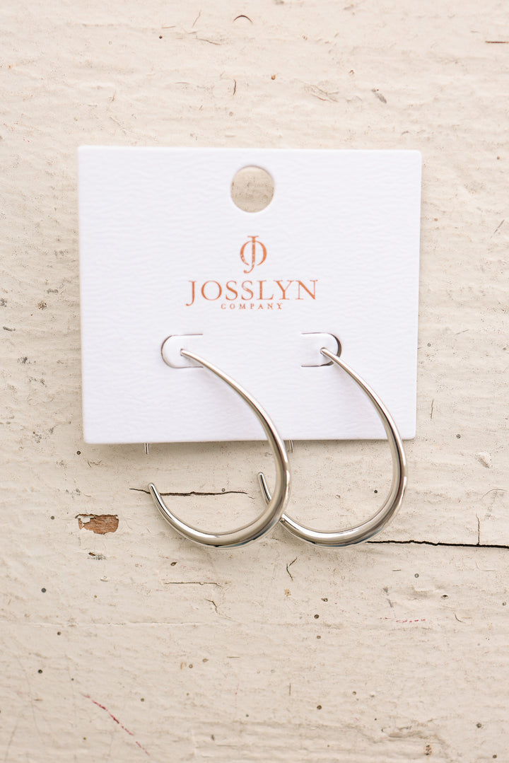 Holland Silver Hoop Earrings