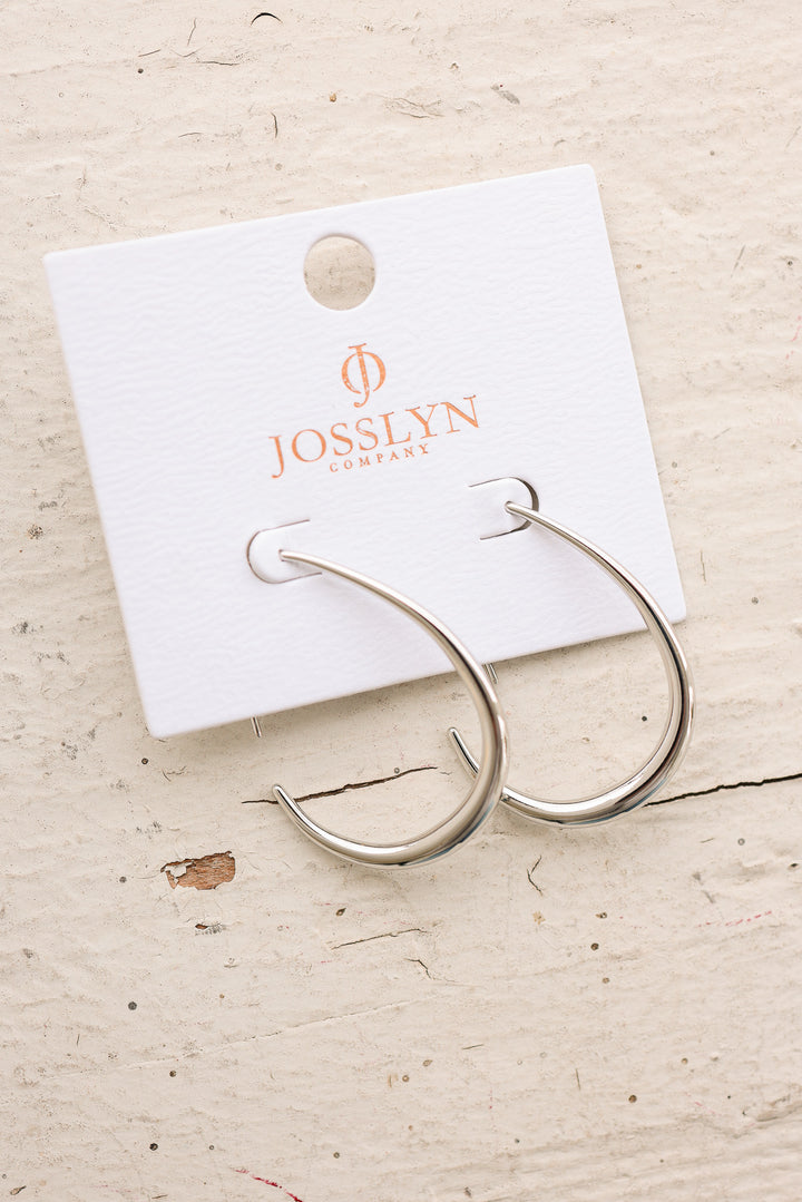 Holland Silver Hoop Earrings