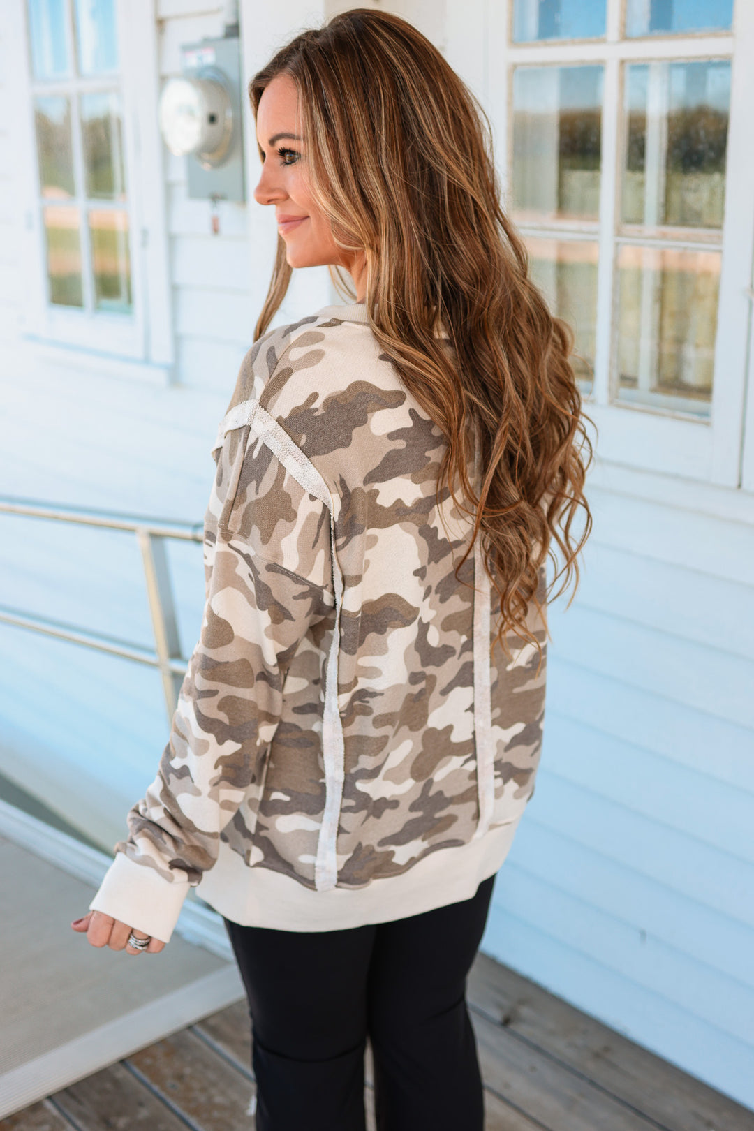 Camo French Terry Sweatshirt
