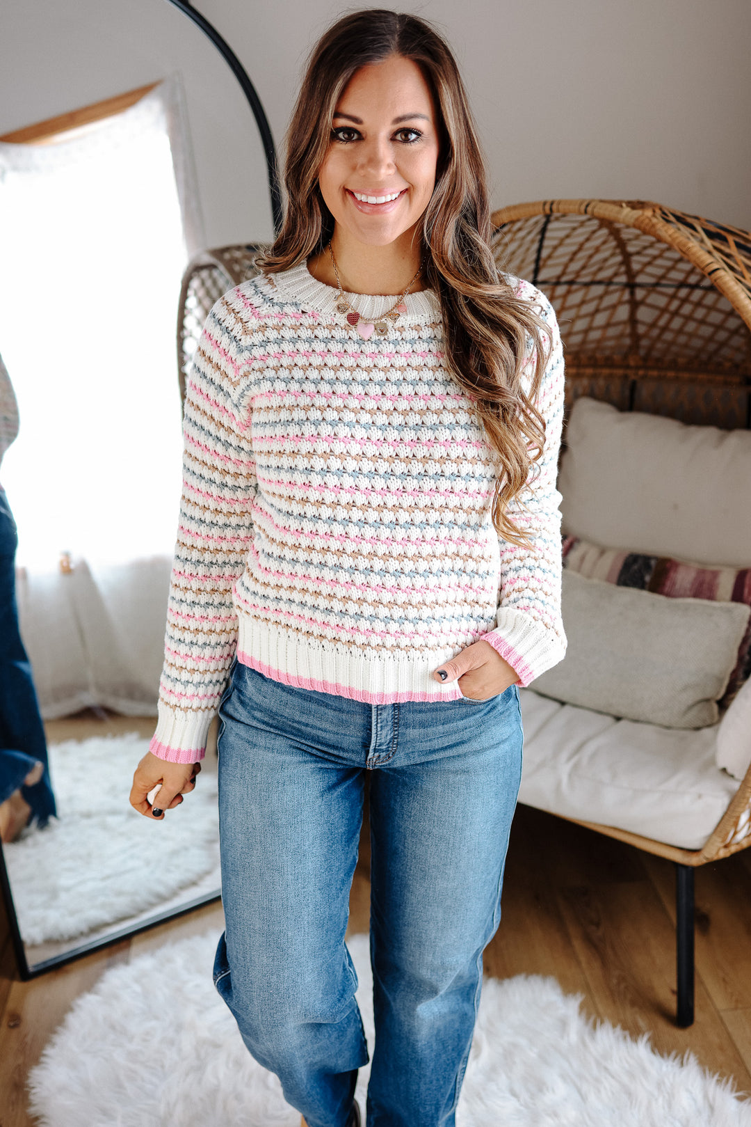 Keira Chunky Weave Sweater