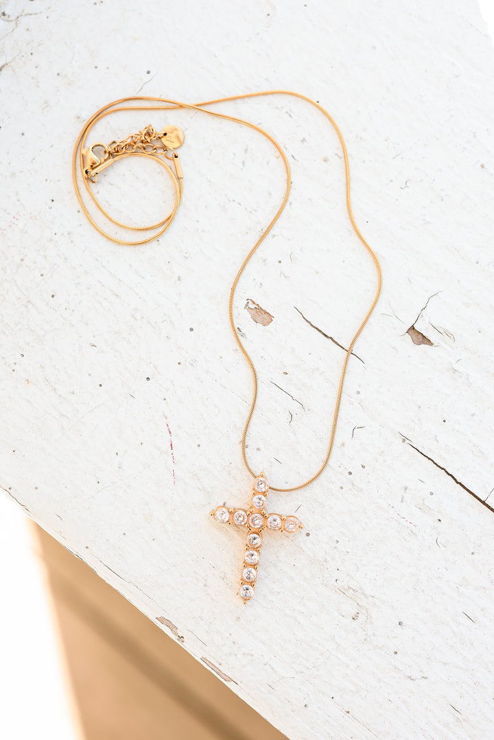 Hannah Diamond Cross Necklace