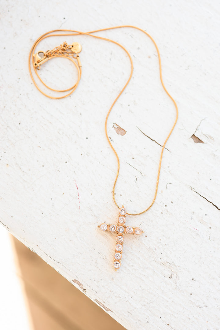 Hannah Diamond Cross Necklace