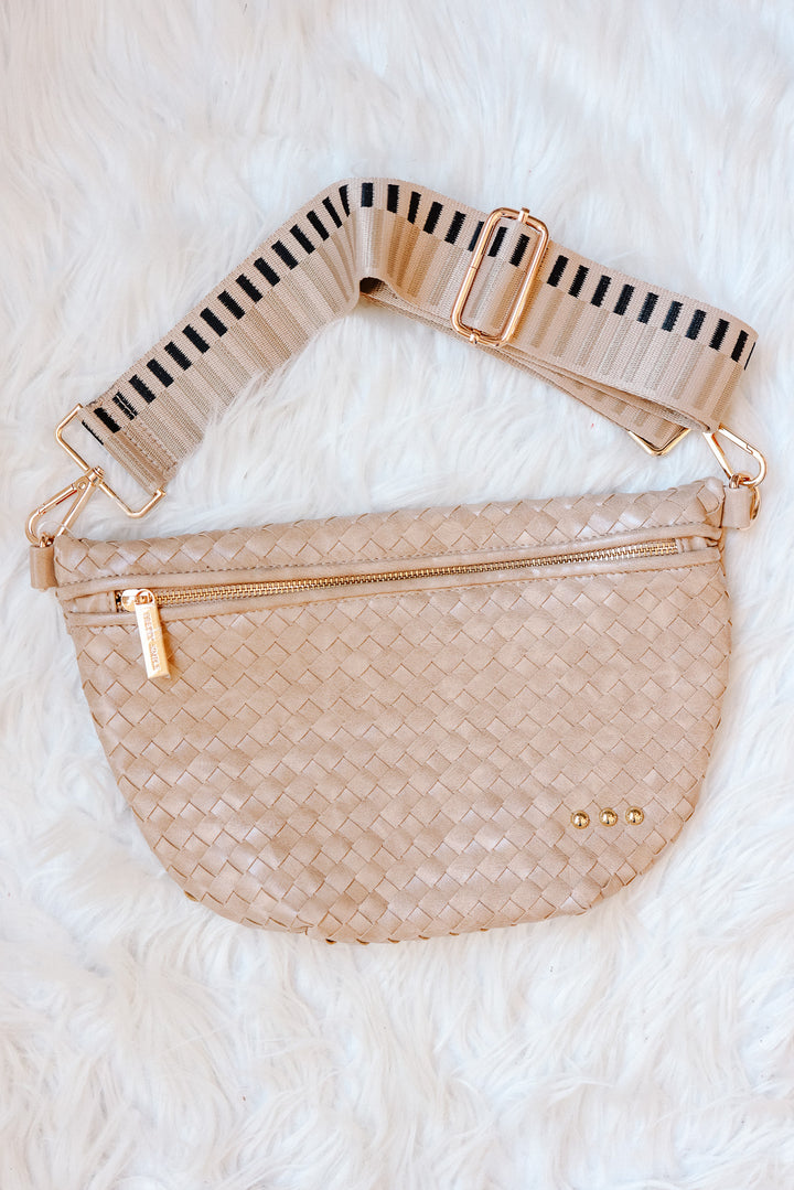 Westlyn Woven Bum Bag - Taupe