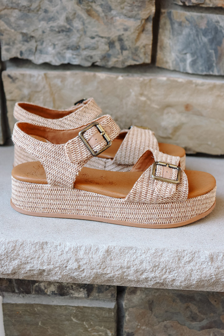 Magical Platform Sandal - Natural