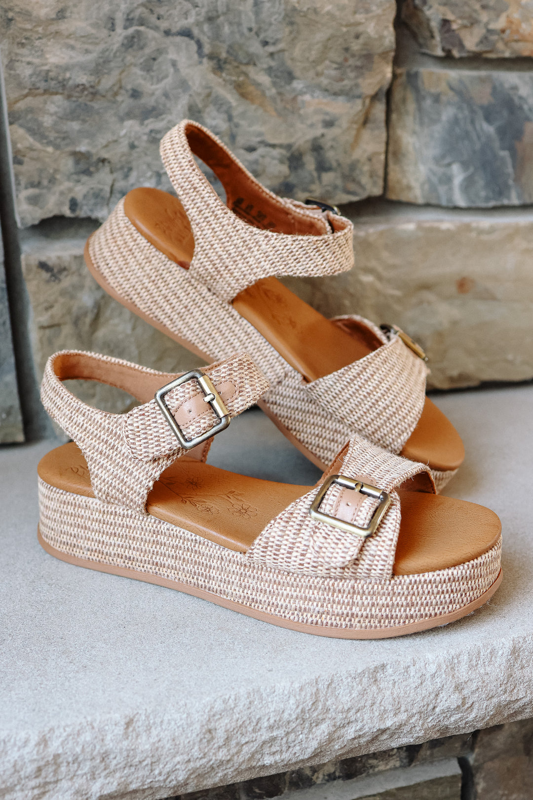 Magical Platform Sandal - Natural