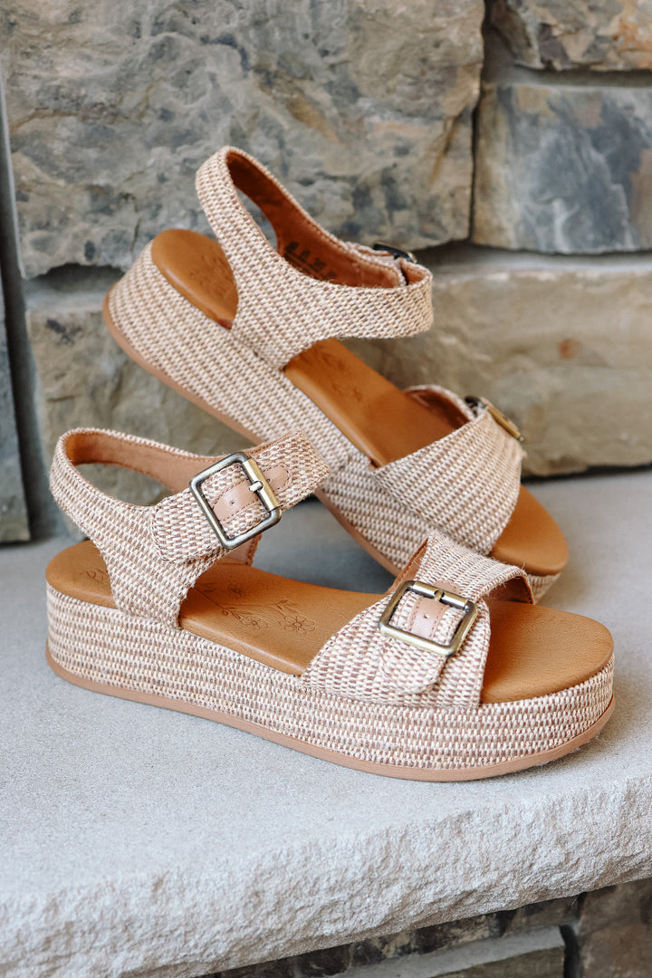 Magical Platform Sandal - Natural