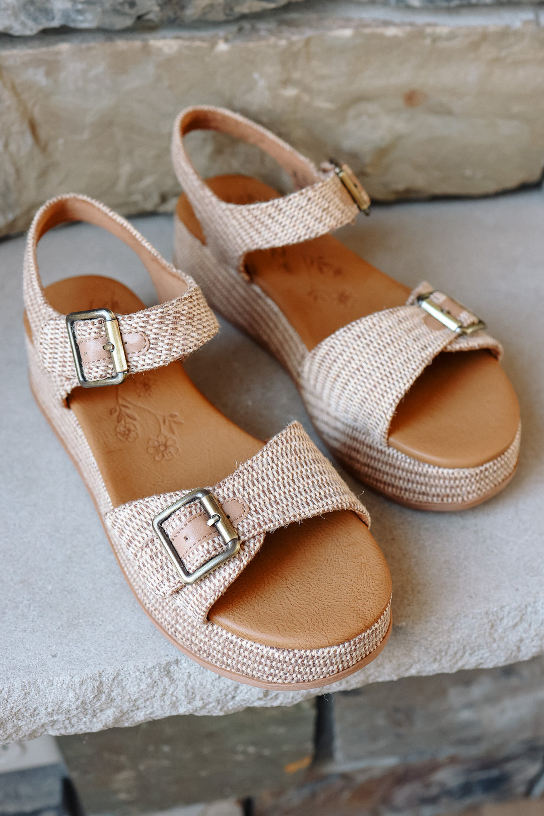 Magical Platform Sandal - Natural