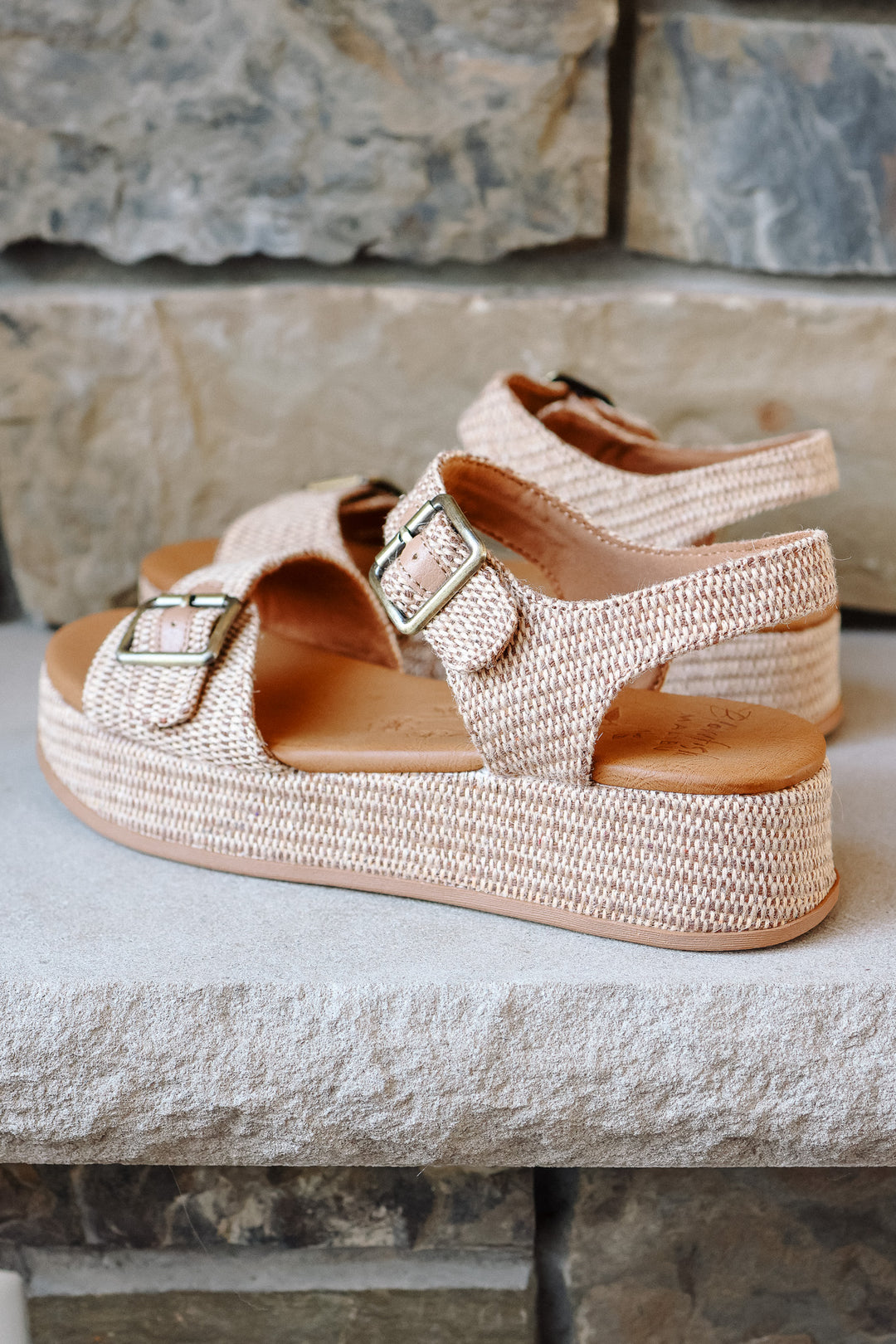 Magical Platform Sandal - Natural