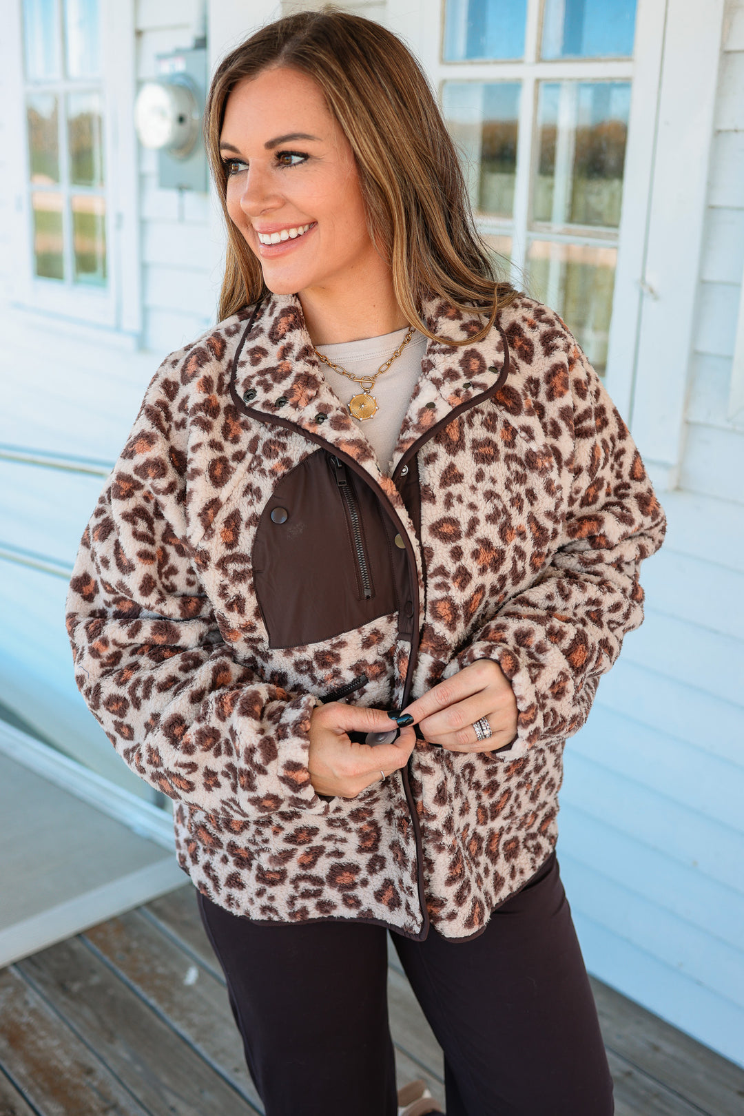 Drew Sherpa Fleece Jacket