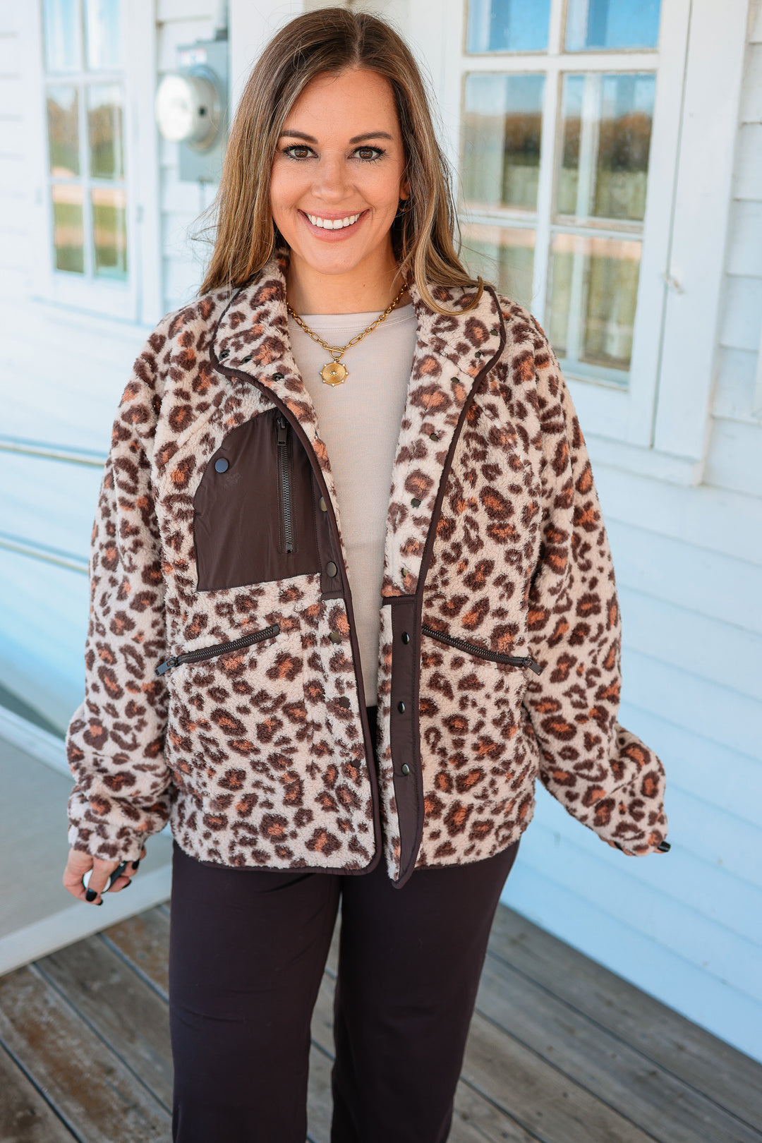 Drew Sherpa Fleece Jacket