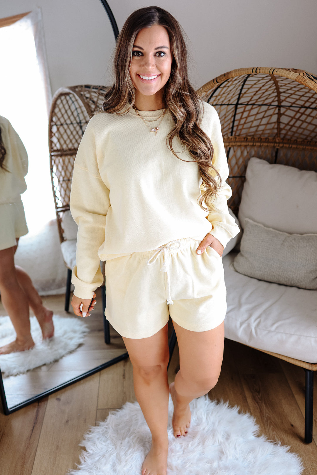 Ivy Soft Touch Knit Pullover - Lemon