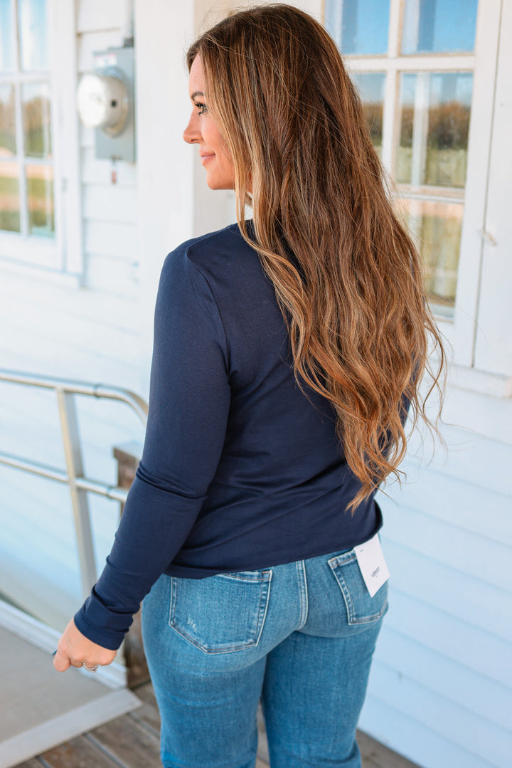 The Essential Long Sleeve - Navy